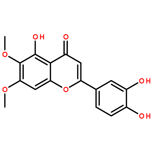 4H-1-Benzopyran-4-one,2-(3,4-dihydroxyphenyl)-5-hydroxy-6,7-dimethoxy-