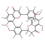 (2S)-2,3-dihydroamentoflavone