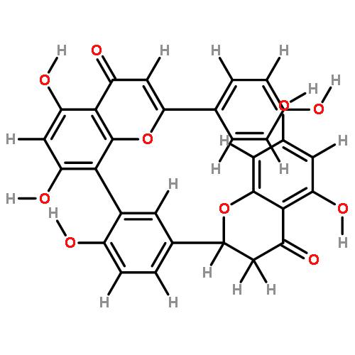 (2S)-2,3-dihydroamentoflavone