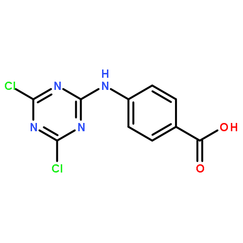 Benzoic acid, 4-[(4,6-dichloro-1,3,5-triazin-2-yl)amino]-