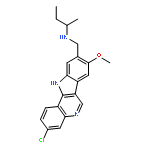 N-[(3-chloro-8-methoxy-11h-indolo[3,2-c]quinolin-9-yl)methyl]-n-ethylethanamine