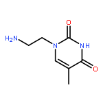 1-(2-AMINOETHYL)-5-METHYLPYRIMIDINE-2,4-DIONE 