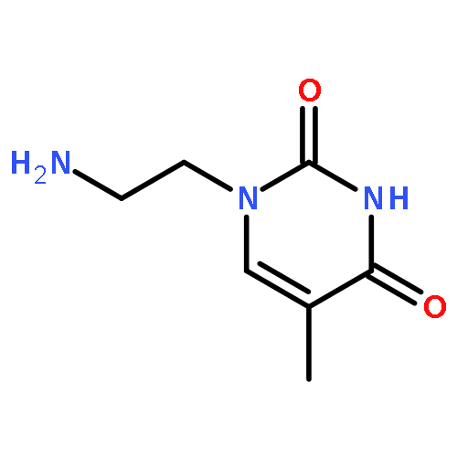 1-(2-AMINOETHYL)-5-METHYLPYRIMIDINE-2,4-DIONE 