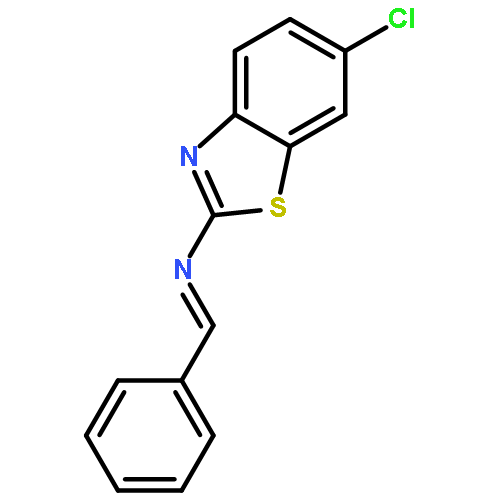 N-(6-CHLORO-1,3-BENZOTHIAZOL-2-YL)-1-PHENYLMETHANIMINE 