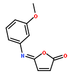 2(5H)-Furanone, 5-[(3-methoxyphenyl)imino]-