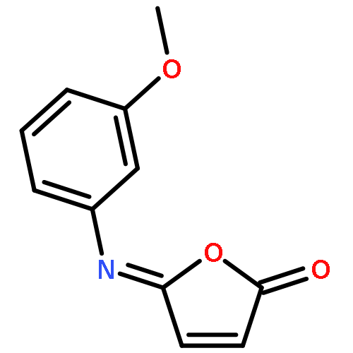 2(5H)-Furanone, 5-[(3-methoxyphenyl)imino]-