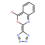 2-(5H-tetrazol-5-ylidene)-2H-3,1-benzoxazin-4-olate