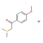 Sulfonium, [2-(4-methoxyphenyl)-2-oxoethyl]dimethyl-, bromide