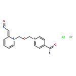 Pyridinium,1-[[[4-(aminocarbonyl)pyridinio]methoxy]methyl]-2-[(hydroxyimino)methyl]-,chloride (1:2)