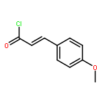 2-Propenoyl chloride,3-(4-methoxyphenyl)-