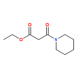 1-Piperidinepropanoic acid, b-oxo-, ethyl ester