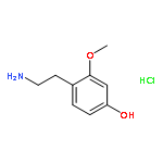 4-(2-AMINOETHYL)-3-METHOXYPHENOL;HYDROCHLORIDE 