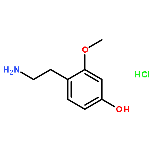 4-(2-AMINOETHYL)-3-METHOXYPHENOL;HYDROCHLORIDE 