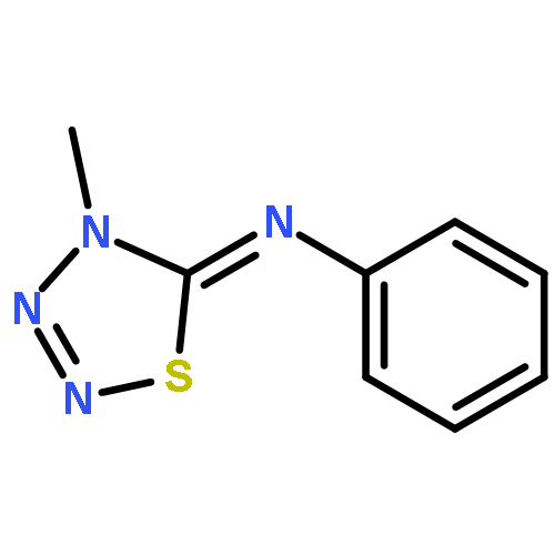 Benzenamine, N-(4-methyl-1,2,3,4-thiatriazol-5(4H)-ylidene)-