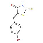 4-Thiazolidinone, 5-[(4-bromophenyl)methylene]-2-thioxo-