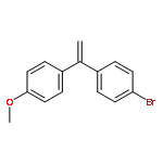 Benzene, 1-bromo-4-[1-(4-methoxyphenyl)ethenyl]-