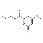 2H-Pyran-2-one,5,6-dihydro-6-[(1S)-1- hydroxypentyl]-4-methoxy-,(6S)-