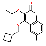 2(1H)-Quinolinone, 4-(cyclobutylmethoxy)-3-ethoxy-6-fluoro-