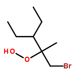 Hydroperoxide, 1-(bromomethyl)-2-ethyl-1-methylbutyl