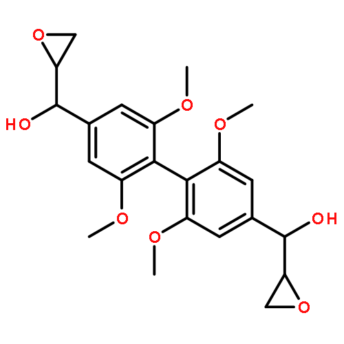 2,6,2',6'-tetramethoxy-4,4'-bis(2,3-epoxy-1-hydroxypropyl)biphenyl