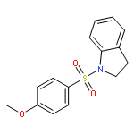 1-[(4-methoxyphenyl)sulfonyl]-2,3-dihydro-1H-indole