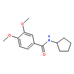 N-CYCLOPENTYL-3,4-DIMETHOXYBENZAMIDE 