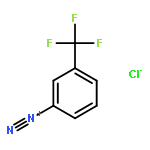 Benzenediazonium, 3-(trifluoromethyl)-, chloride