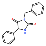 2,4-Imidazolidinedione, 5-phenyl-3-(phenylmethyl)-