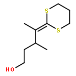 1-Pentanol, 4-(1,3-dithian-2-ylidene)-3-methyl-