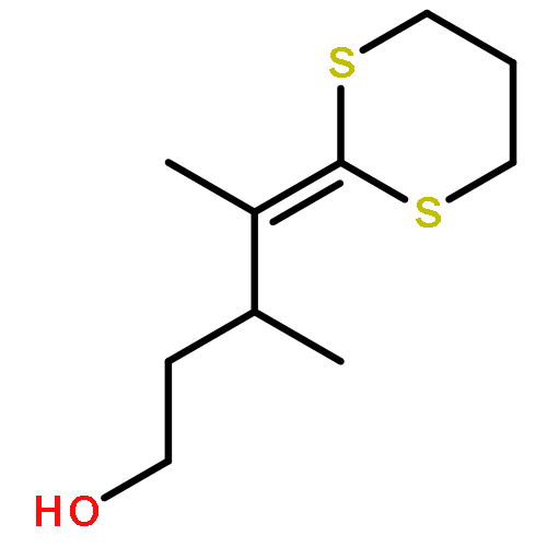 1-Pentanol, 4-(1,3-dithian-2-ylidene)-3-methyl-