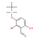 2-BROMO-3-{[TERT-BUTYL(DIMETHYL)SILYL]OXY}-6-HYDROXYBENZENECARBALDEHYDE 