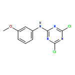 1,3,5-Triazin-2-amine, 4,6-dichloro-N-(3-methoxyphenyl)-