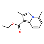 Pyrazolo[1,5-a]pyridine-3-carboxylic acid, 2,7-dimethyl-, ethyl ester