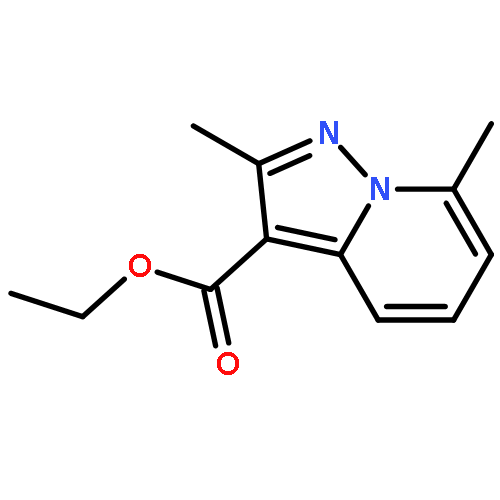 Pyrazolo[1,5-a]pyridine-3-carboxylic acid, 2,7-dimethyl-, ethyl ester