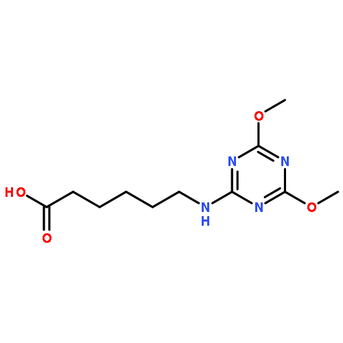 Hexanoic acid, 6-[(4,6-dimethoxy-1,3,5-triazin-2-yl)amino]-