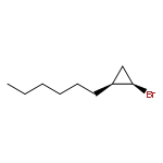 Cyclopropane, 1-bromo-2-hexyl-, cis-