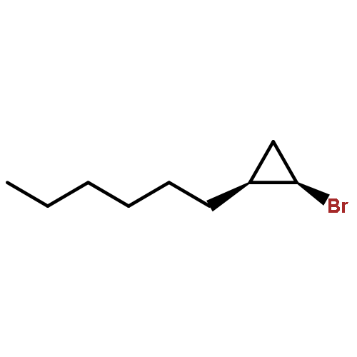 Cyclopropane, 1-bromo-2-hexyl-, cis-