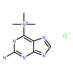 1H-Purin-6-aminium, 2-amino-N,N,N-trimethyl-, chloride