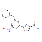 3-(Aminocarbonyl)-β-(3-cyclohexylpropyl)-N-hydroxy-1,2,4-oxadiazole-5-propanamide