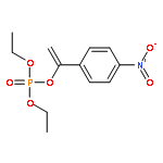 DIETHYL 1-(4-NITROPHENYL)ETHENYL PHOSPHATE 