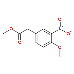 Benzeneacetic acid, 4-methoxy-3-nitro-, methyl ester