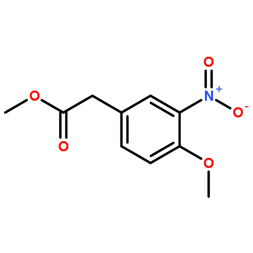 Benzeneacetic acid, 4-methoxy-3-nitro-, methyl ester