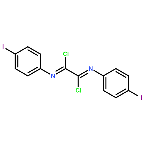 Ethanediimidoyl dichloride, bis(4-iodophenyl)-