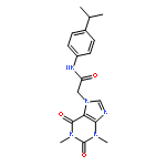 2-(1,3-dimethyl-2,6-dioxopurin-7-yl)-n-(4-propan-2-ylphenyl)acetamide