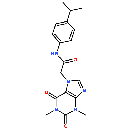 2-(1,3-dimethyl-2,6-dioxopurin-7-yl)-n-(4-propan-2-ylphenyl)acetamide