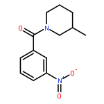 3-methyl-1-(3-nitrobenzoyl)piperidine