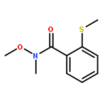 Benzamide, N-methoxy-N-methyl-2-(methylthio)-