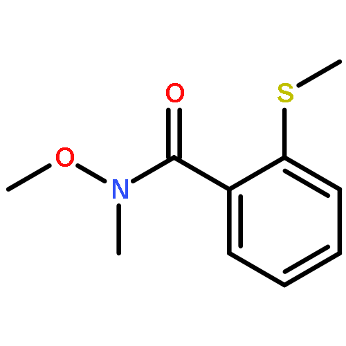 Benzamide, N-methoxy-N-methyl-2-(methylthio)-