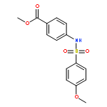 methyl 4-{[(4-methoxyphenyl)sulfonyl]amino}benzoate