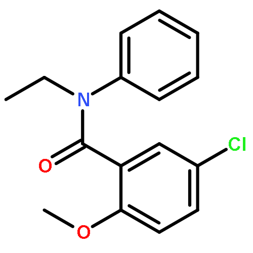 5-chloro-N-ethyl-2-methoxy-N-phenylbenzamide